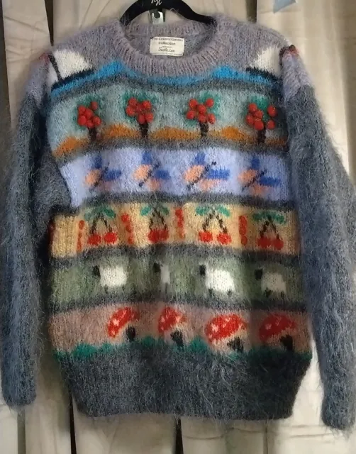 Vintage Susie Lee Hand Knitted Mohair Sweater