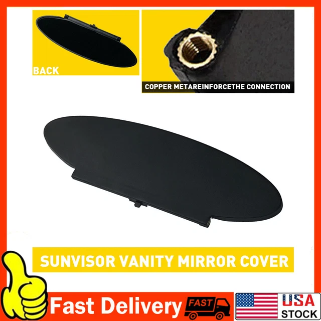 Replacement Sunvisor Sun Visor Vanity Mirror Cover for Porsche 911, 996, 997 NEW