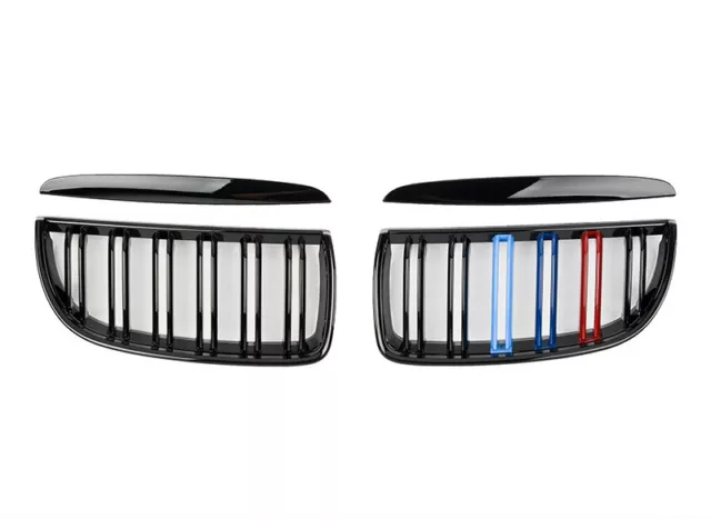 Grille Haricot Calandre Noire Brillante Bmw Serie 3 E90 E91 2005 A 2008 M Power