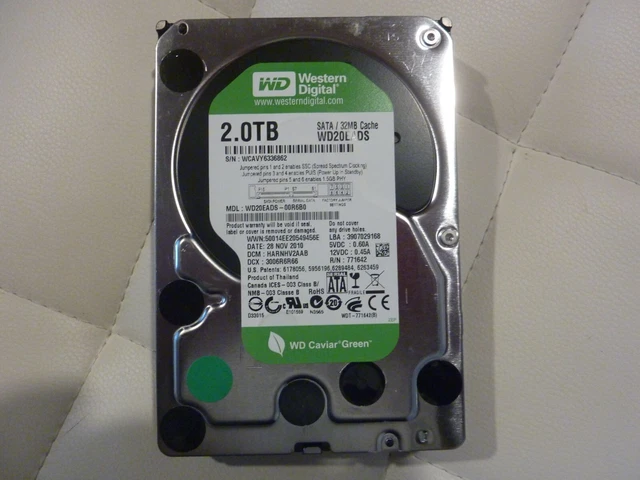 Disque Dur Interne SATA 3,5" 200 Go - Occasion, Testé OK, Marque Générique