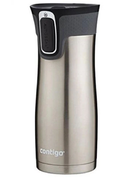 Stainless Steel Travel Mug, Contigo 16 Oz. Autoseal West Loop Vacuum-Insulated 2