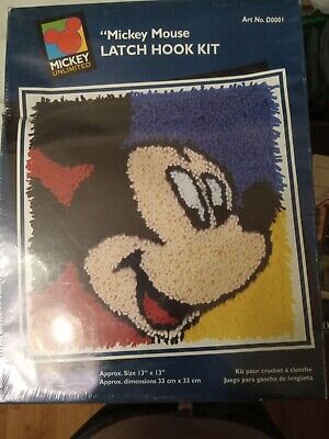Kit de gancho de pestillo Caron International Mickey Unlimited Mickey Mouse EE. UU. sellado nuevo de lote antiguo
