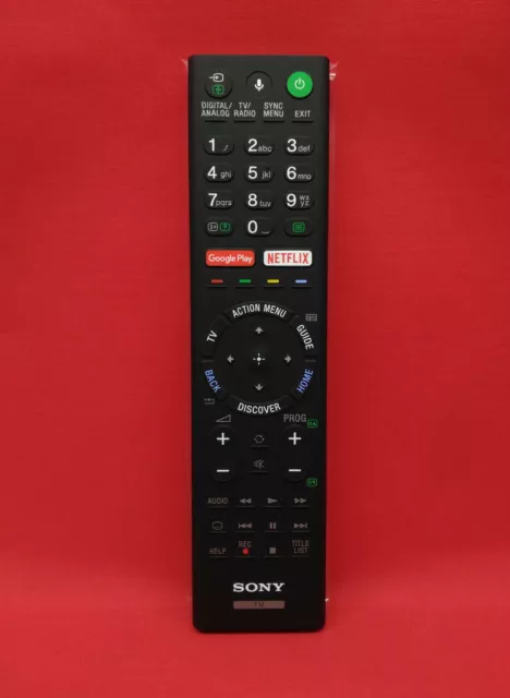 Télécommande d'origine SONY LED 4K Ultra HD TV // Modèle TV : KD-65XE9305