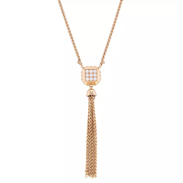 Louis Vuitton 18K Diamond & Mother of Pearl Color Blossom Pendant Necklace  - White, 18K Rose Gold Pendant Necklace, Necklaces - LOU680773