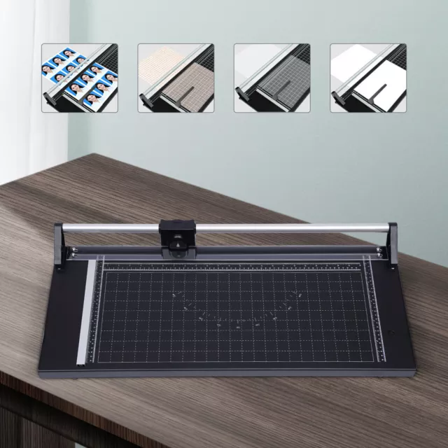 Paper Trimmer Blade Paper Cutter Home Office Multiuse 80*31.5CM Cutting Table