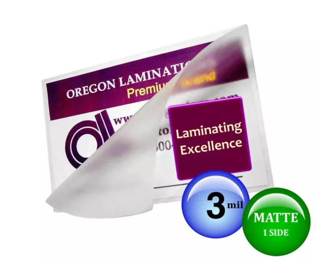 MATTE/Gloss Hot Laminating Pouches 5-1/4 x 7-1/4 for 5x7 Photos 3 Mil [25/pk]