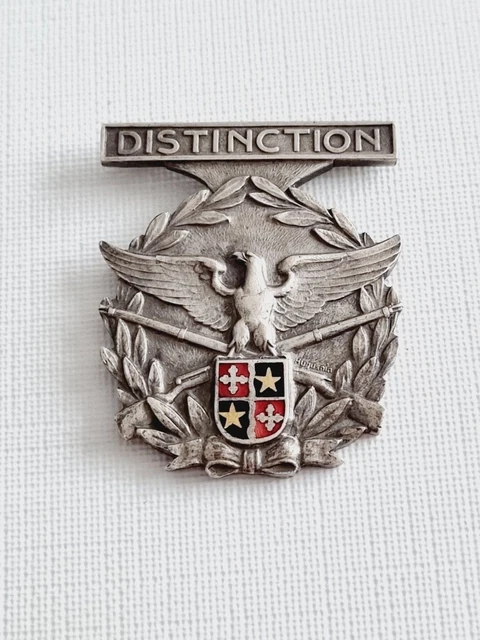 Memorial badge Huguenin Frères & Co Stock Photo