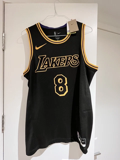 Los Angeles Lakers Kobe Bryant Nike Jersey MPLS Throwback Black Mamba  AO2908-448