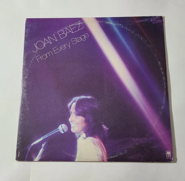 Joan Baez From Every Stage 2xLP 1976 Gatefold A&M (SP-3704)  VG/VG