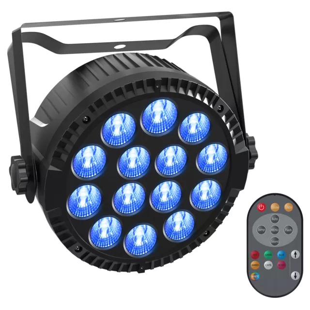 140W 14 LED Par Strahler+Lichtstativ Scheinwerfer RGBW DMX512 DJ Show Partylicht 2