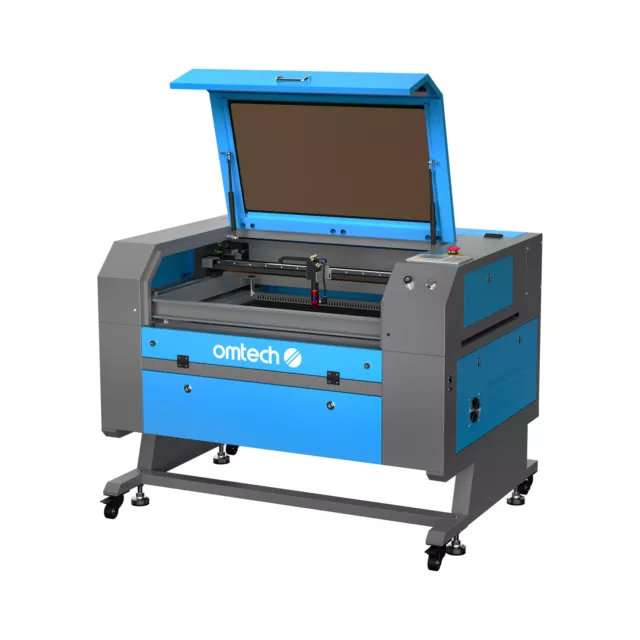 OMTech 80W CO2 Laser Engraver Cutter Machine Autofocus 28x20 Motorized  Workbed