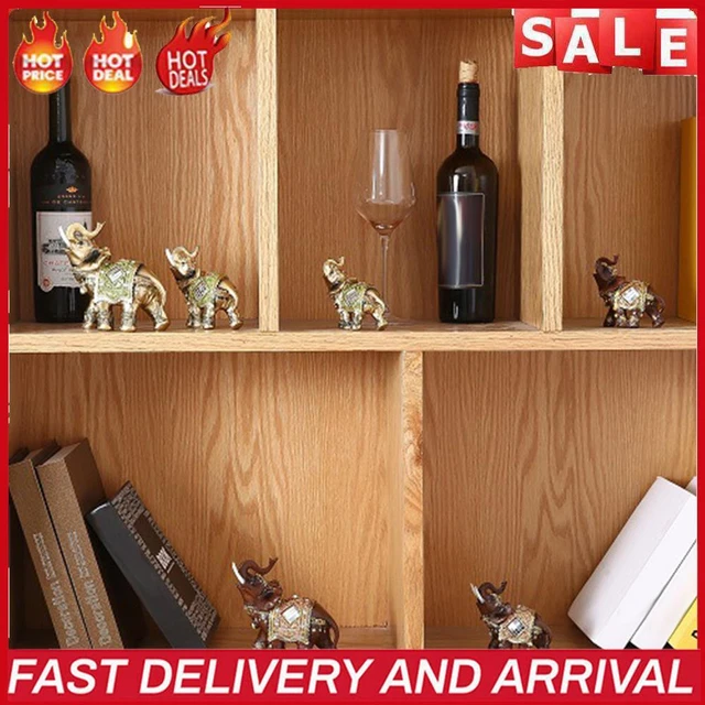 Resin Elephant Animal Sculptures Handicrafts Home Decor for Living Room Bedroom