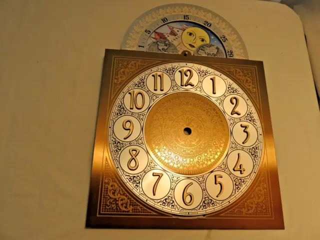 Dial assembly, Moon phase, for a tall case Clock.