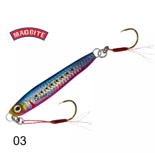 ARTIFICIALE SPINNING SARDINE JIG MBJ05 30 gr MAGBITE 03 PESCA ESCA LURE SENUELO