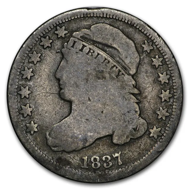 1837 Capped Bust Dime Good