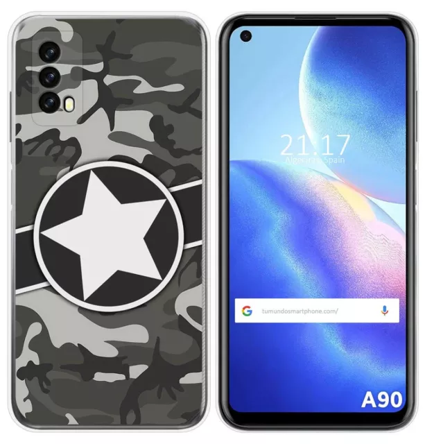 Coque Silicone pour Blackview A90 Design Camouflage 02 Dessins