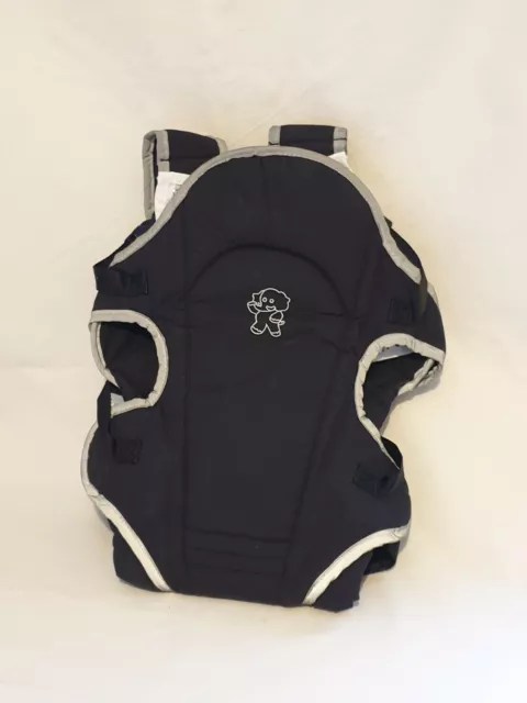 Unisex Black & Reflective 2 Way Baby Carrier By Tippitoes