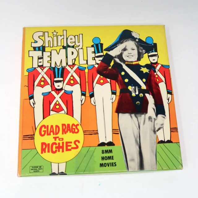 Shirley Temple Glad Rags to Riches 8mm Film Reel Home Movies 223