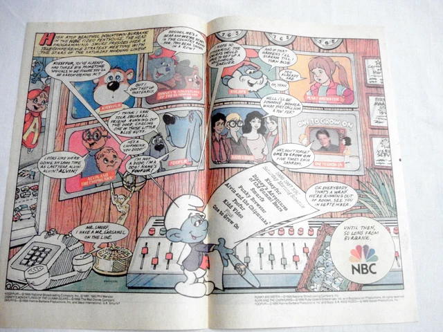 1984 Nbc Saturday Morning Cartoons Vhs Commercials Smurfs Picclick