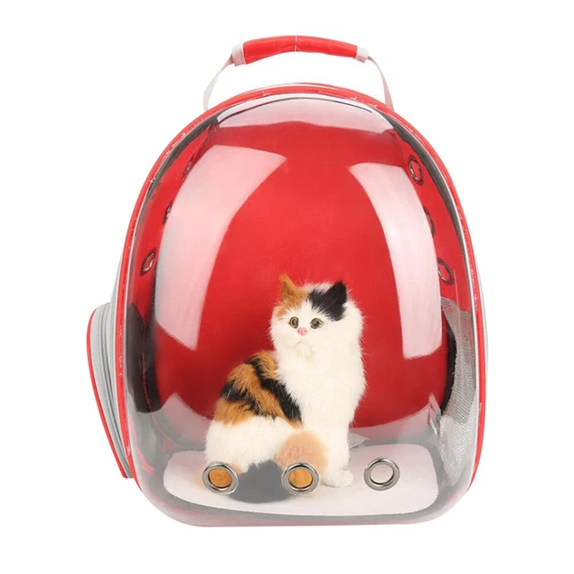 Zaino cane esterno in PVC design spaziale borsa permeabile all'aria con 9 fori