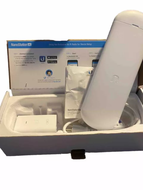 Antena NanoStation Ubiquiti NS-5AC-US 450Mbps - Nueva, Caja Abierta