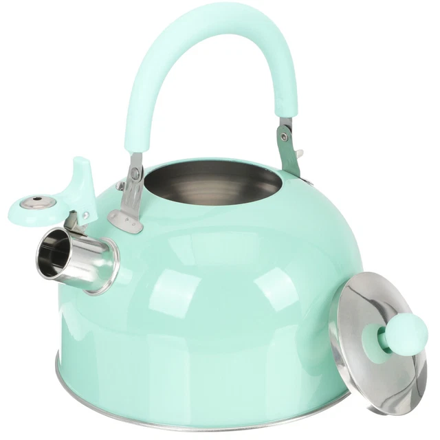 Boil Water Kettle Camping Sound Pot Enamel Tea Kettle Camping Water Jug Whistle
