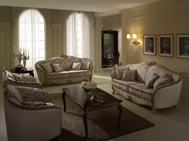 Sofa Couch two seater Sofas without 3+1 Classic Baroque Design Furniture Italy