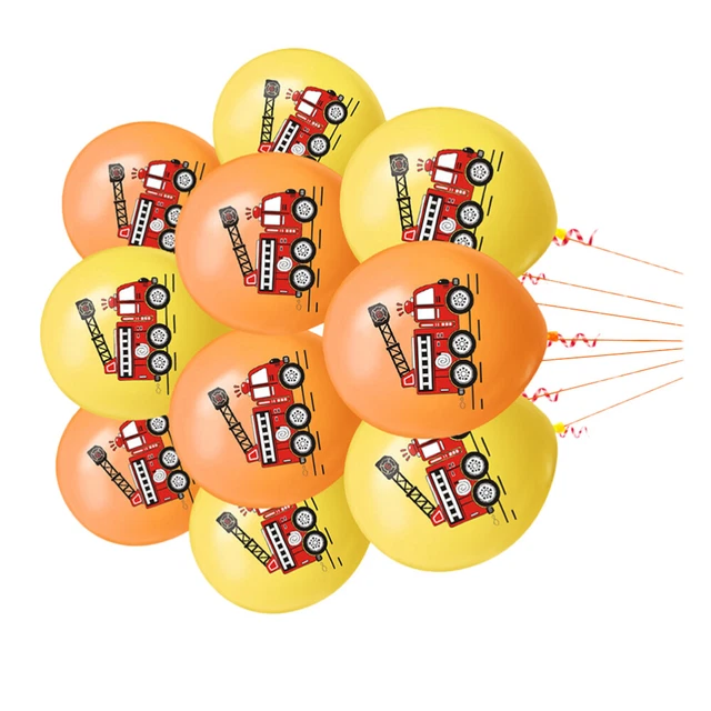 20 PCS Ballons Mylar Costumes Pour Garçons Garçons Costumes Camion De Pompier