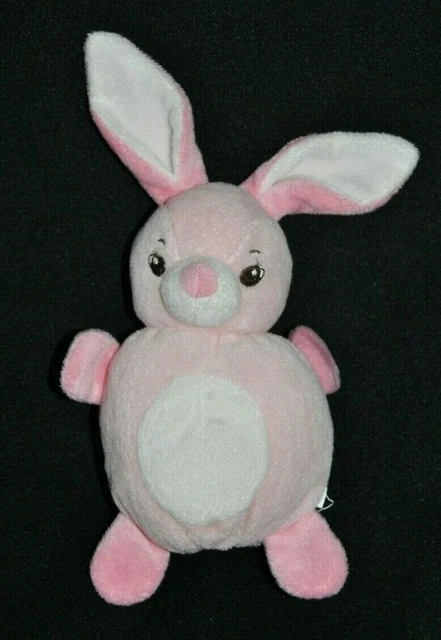 Peluche Doudou H&M H et M  HM Lapin Rose Blanc Classique 20 Cm TTBE