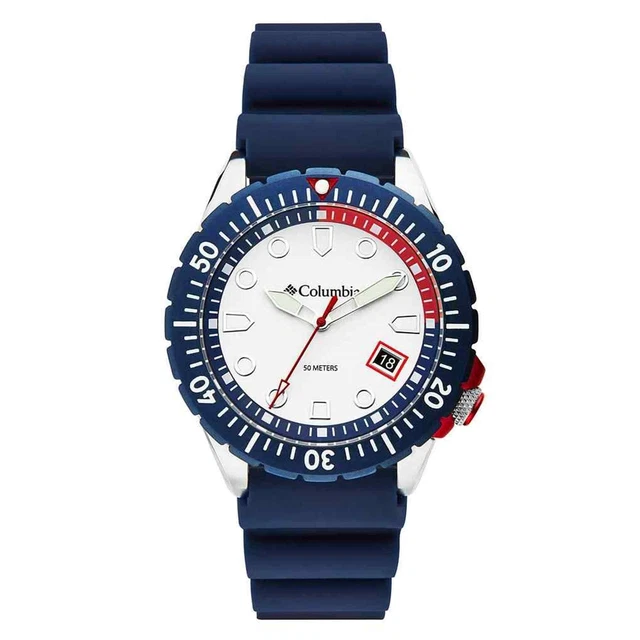 Columbia CSC04-003 da Uomo Pacific Outlander Blu Scuro Silicone Polso