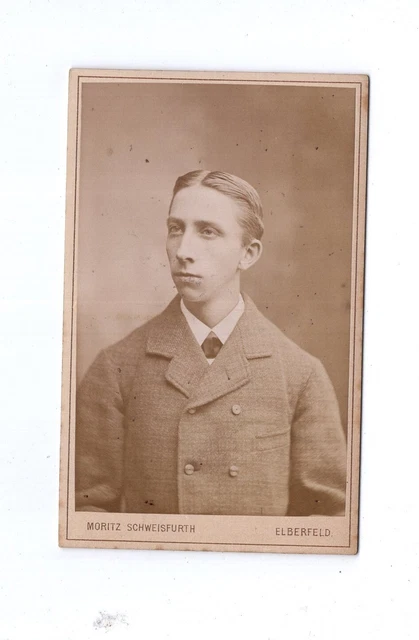 CDV Foto Herrenportrait - Elberfeld 1880er