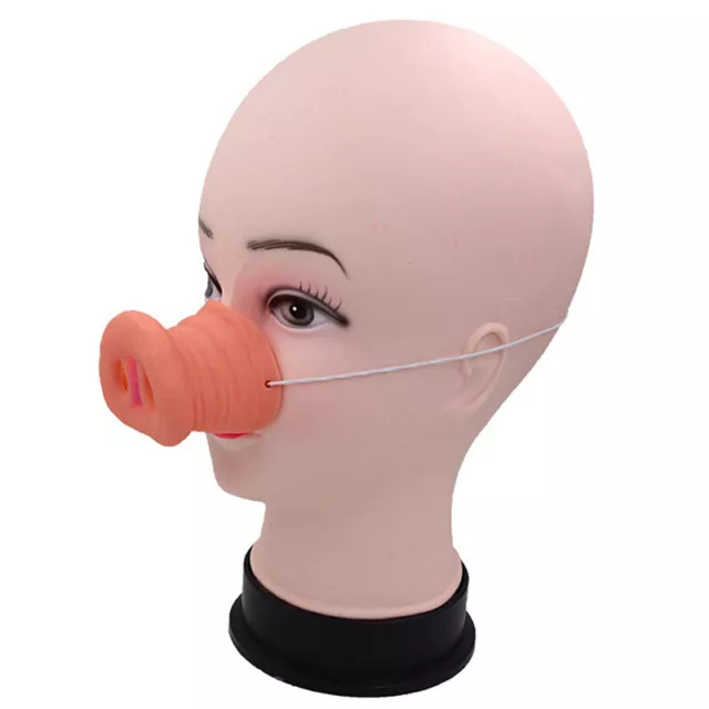 Halloween Funny Accessory Pig Fake Nose Simulation Latex Pig Nose Dress Up Prop