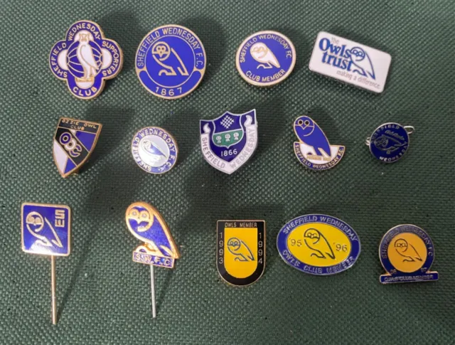 Sheffield Wednesday Badge Badges Pin Football Club Fc. Sheff Wed. Swfc. Updated! 3
