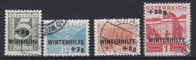 1933 Winterhilfe 1. Ausgabe sauber Gestempelt ANK 563 - 566 € 100,--