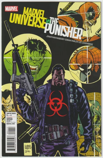 Marvel Universe vs The Punisher (2010) Issues #1-4 Comic Book Series