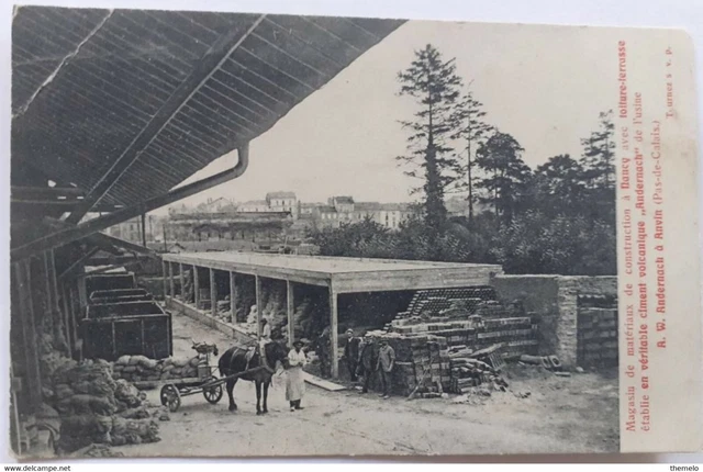 "CPA ""Building Materials Store in Nancy from Andernach Factory in Anvin"