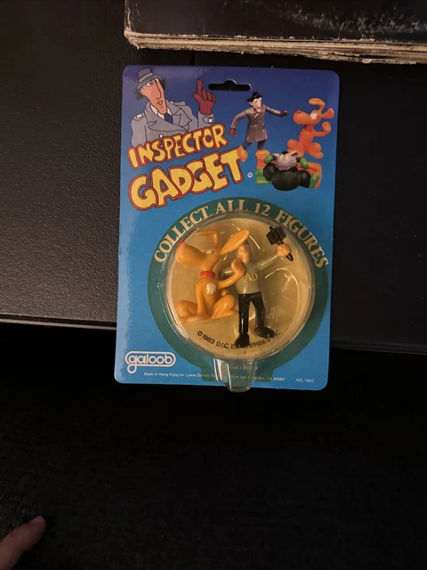 Figurines PVC Inspecteur Gadget Sous Blister – Galoob 1983 – MOC