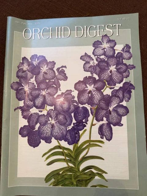 Orchid Digest  magazine Jan Feb Mar 2001