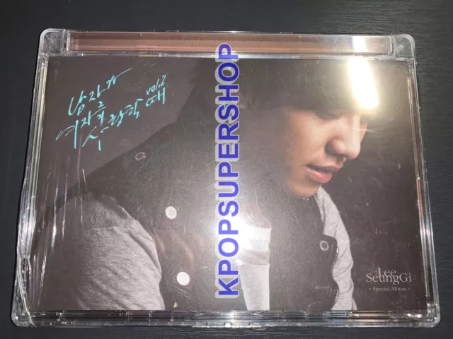 Lee Seung Gi Vol. 2 When A Man Love A Woman 2nd Special Album CD New Sealed