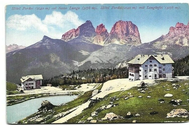CARTOLINA DI TRENTO ,CANAZEI - HOTEL PORDOI COL SASSOLUNGO - Ed. AMONN '900