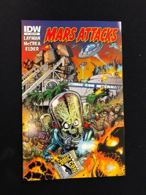 Mars Attacks # 1 - San Diego Comic Con Variant Cover - SDCC - IDW