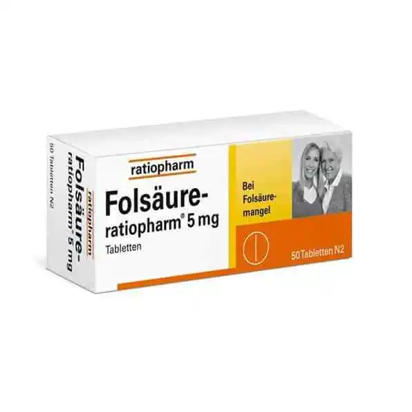 Folsäure-ratiopharm 5mg 50 St Tabletten