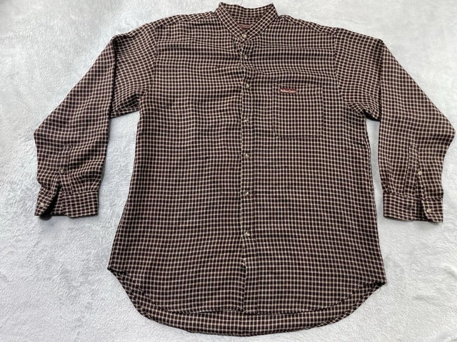 Chemise Marlboro Classics Homme Taille XXL - Carreaux Beige - Manches Longues - Occasion Très Bon état