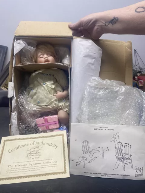 Heritage Signature Collection EMMA Porcelain Doll  NEW IN BOX 12370