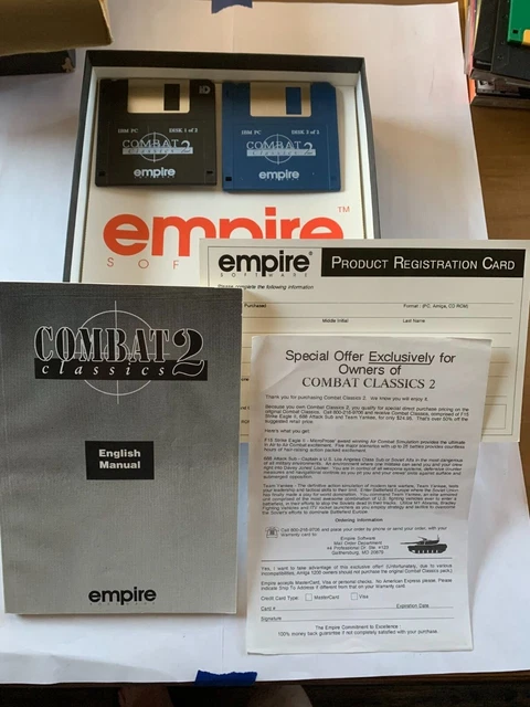 VINTAGE COMBAT CLASSICS 2 PC Game Used Complete $10.00 - PicClick CA