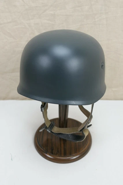 WK2 LW Fallschirmjägerhelm Stahlhelm M38 Luftwaffe blaugrau Größe 59/60