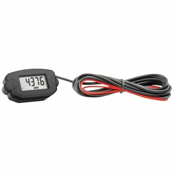 TRAIL TECH TTO Tach Hour Meter Black Digital Gauge Motorcycle