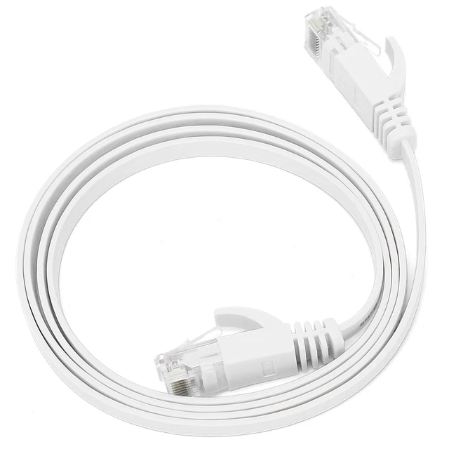 (0 5 M)Câble Ethernet à Paire Torsadée CAT6 Gigabit 8 Fils - Fil De Cuivre