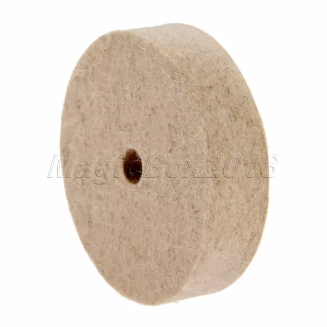 1 x Polishing Wheel 3" Inch Durable Felt Wool Round Buffing Polishers Pad Buffer