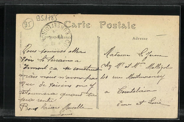 CPA Ermont, Rue d´Eaubonne 1924 2